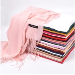 Imfashini ye-Cashmere Hijab Isikhafu Sabesifazane Amashalu Aqinile Ebusika futhi Sisonga Izikhafu Ze-Autumn Pashmina Izikhafu Zekhanda Labesifazane Zabesifazane 2022