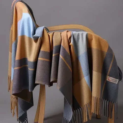 200*70 Cm Fashion Musim Gugur Musim Dingin Hangat Kasmir Syal Dot Pola Jumbai Panjang Wanita Menebal Bungkus Selendang Wanita knalpot Wol Pashmina