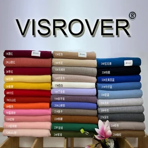 VISROVER nua 34 dathanna bean Cashmere scairf gheimhridh faisean baineann Feel láimhe olann Sciath geimhridh dath soladach wraps gheimhridh Bronntanas