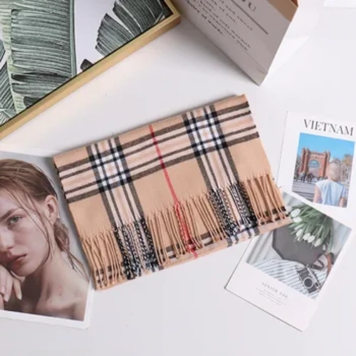 Superblødt klassisk cashmere Feel vintertørklæde