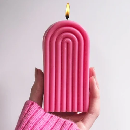 Sáng Tạo Vòm Cửa Nến Silicon Khuôn DIY Hình Chữ U Rainbow Cầu Thạch Cao Nhựa Dính Nến Làm Vật Dụng Trang Trí Nhà