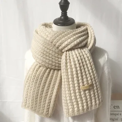 Sciarpa invernale da donna in maglia primavera unisex sciarpe invernali calde e spesse dimensioni lunghe maschile faux cashmere più caldo sciarpe morbide da donna 2022