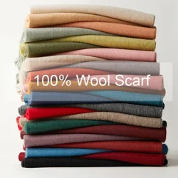 JulyPalette 100% Pure Cashmere Warm Scarf Women Winter Autumn Short Tassle Wool Wrap Pashmina Shawl Cashmere Scarf para sa mga Babae
