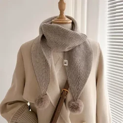 Vinter varmt halsslips Ny mote for kvinner Cashmere skjerf rutete lang foulard liten mager halstørkle