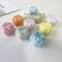 Hoa Nhỏ Nến Silicon Khuôn 3d Xà Phòng Hoa Hồng Bánh Socola Trang Trí Dụng Cụ Nướng Bánh Tự Làm Xông Phòng Thạch Cao Nhựa Khuôn Đất Sét
