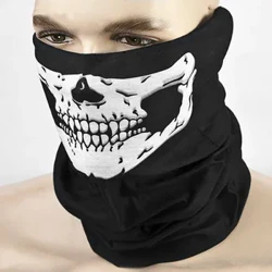 1-osainen moottoripyörä SKULL Ghost puolikasvoinen tuulenpitävä naamio ulkourheilu lämpimät hiihtolakit polkupyörän pyörä kommandoputket huivi