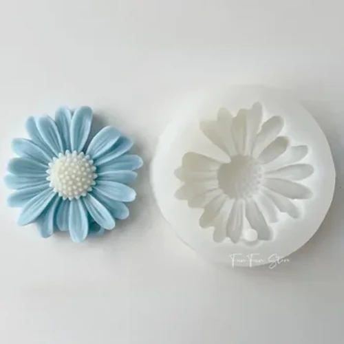 Daisy Scented Lilin Daisy Silicone Lilin Cetakan Aromaterapi Sabun Cetakan untuk Lilin Membuat Kit DIY Bunga Buatan Tangan Lilin Cetakan