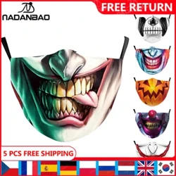 NADANBAO Halloween Cosplay Mask Lomi Tagata Matutua Tamaiti ufimata Ie Fufulu Ufiugutu Ufiufi Toe Fa'aaoga Mask Mea Fa'atino Fa'atino