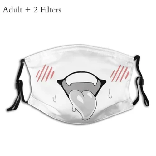 Hentai Anime Manga Mascarilla Masque Obličejová maska ​​Lust 4 Senpai Masks Fation Ústní maska ​​s filtry