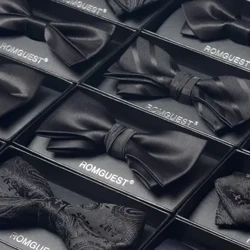 Männer Formal Kleed britesch Duebel Taschen Handduch Set Een Stéck Bogen Këscht Broscht Handduch Handtuch Handduch Bow Tie