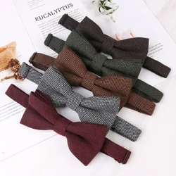 Cà vạt nam công sở, vải cotton kẻ sọc, trang trọng, màu tối, phụ kiện cổ vuông nhỏ