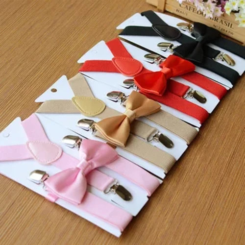 Mới Cho Bé Trai Trẻ Em Suspender và Thắt Nơ Phù Hợp Với Bộ Trẻ Em TUXEDO Cưới Phù Hợp Với Đảng Phù Hợp Với Bé Trai Phụ Kiện
