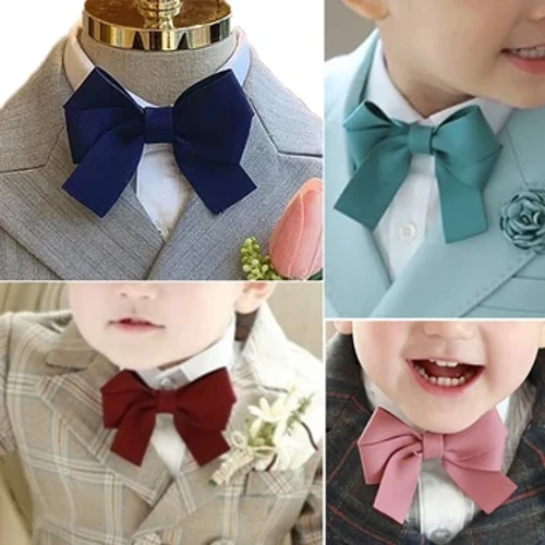 Kisfiúk lányok bowtie gyerekek csokornyakkapcsok nyakkendő kis méretű pillangó iskolás gyermek diák csokor nyakkendő cravat gravatas