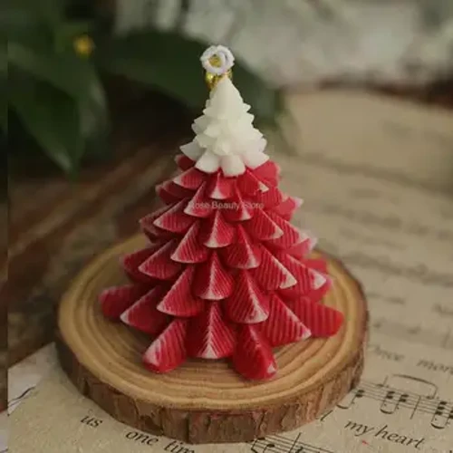 Kerstboom Siliconen Kaars Schimmel Aromatherapie Zeep Gips Cement Geurkaarsen Mallen Thuis Feestartikelen Kerstcadeau