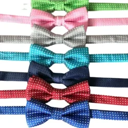 Izingane Zengane Umfana Wokubopha Uthayi I-Polka Ichashazi I-Bowtie Intamo Ebushelelezi I-Soft Butterfly Wedding Prom Party
