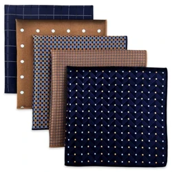 Set Batiste de nunta Pachet de buzunar pentru barbati 5 bucati Pachet Formal de lux Unic