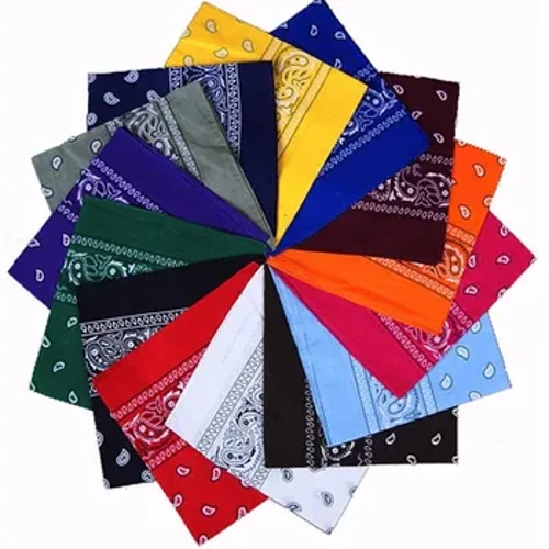 Mitindo Wanawake Bandana Scarf Girls Kids Punk Square Bandanas Kifuniko cha Kichwa Kitambaa cha Bohemian Kitambaa cha Kichwa Vitambaa vya Nywele
