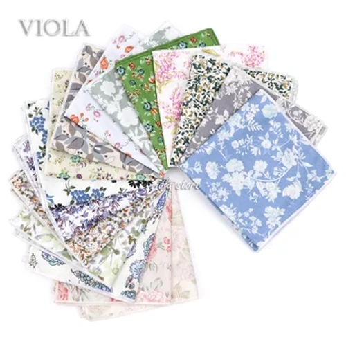 58 Kleuren Bloemen Zakdoek 23 Cm Hanky ​​100% Katoen Vrouwen Mannen Bruiloft Dagelijks Pak Pocket Square Gift Smoking Stropdas Accessoire