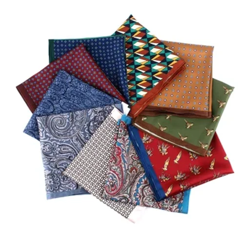 Print Pochet Voor Mannen Vrouwen Bloemenprint Pakken Hoofddoek Heren Zakdoeken Zachte Vierkante Zakdoek Handdoeken Sjaals