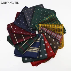 Polyester Square sikafu o ali'i ie tuai o suti Pisinisi Hankies Fa'atofa'a taga a ali'i solosolo 24*24cm