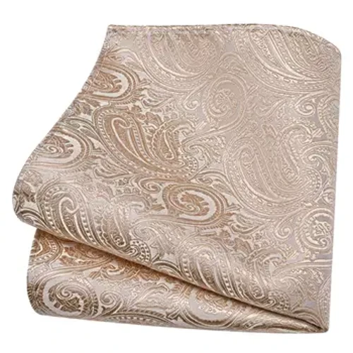 Ricnais Klassisk Silke Mønster Lommetørklæder 25cm*25cm Hanky ​​Grøn Rød Lilla Orange Pocket Firkantet For Mand Bryllup Business Party