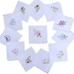 5Pcs / Set 11x11 Inç Aýallar Pagta meýdançasyndaky elýaglyklar, Kebelek krujka burç jübüsiniň jübüsine düşmek üçin nagyşlanan gül