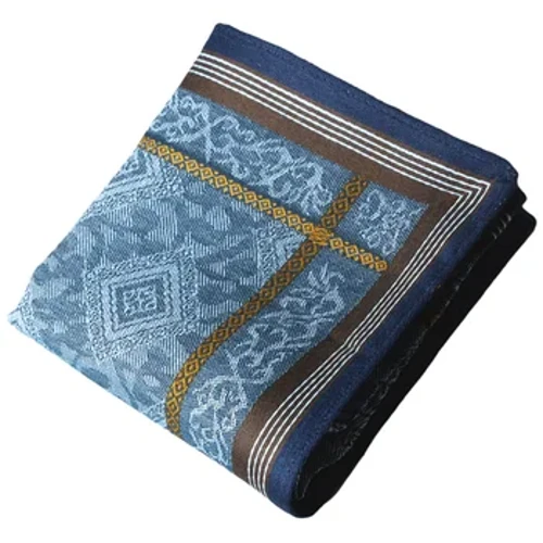 Lenço de algodão estilo vintage quadrado de bolso Lenço japonês grosso