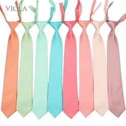 Iň ýokary gyzgyn reňkler gülgüne ýaşyl gök gaty atlas boýnuny baglaýar Aýallar mekdebiniň formasy çagalar moda Cravat Party toý aksessuarlary