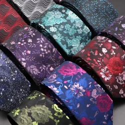 Dyluniad Newydd Dynion Priodas Tie Wave Blodau Tân Gwyllt MeteorFlower Neckties Dynion Busnes Dropshipping Groom Coler Affeithwyr Rhodd