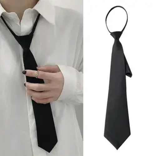 Clymiadau Unisex Retro Silky Cul Gwddf Tei Slim Llyfn Clym Bwa Merched Arddull Corea Syml Cain Pob gêm Clymu Myfyrwyr Tuedd