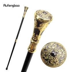 Handlen Gron Blodau Moethus Du Aur Ffasiwn Ffasiwn Cerdded Ffasiwn ar gyfer Cerdded Addurnol Parti Cans Cain Knob Crosier Knob 93cm
