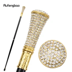 Valge kunstlik teemant jalutuskepp mood Dekoratiivne jalutuskepp Gentleman Elegant Cosplay Cane Crosier 92,5 cm