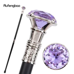 Helelilla teemanttüüpi valge jalutuskepp mood Dekoratiivne jalutuskepp Gentleman Elegantne Cosplay jalutuskepi nupp Crosier 93cm