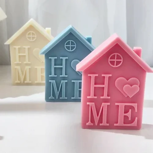 HOME Silikon sham qolipi DIY qo'lda ishlangan ijodiy gullar aromaterapiyasi gipsli qatronli sovun yasash uchun sham yasash vositalari