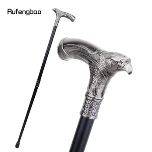 Eagle Head with Rhinestone Fashion Walking Bast Decorative Stick Cospaly Vintage Party Моден Бастун за ходене Crosier 93cm