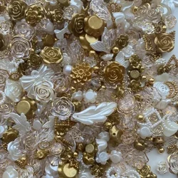 30g / sac Baroque Rose Imitation Perle Bow Bricolage Accessoires