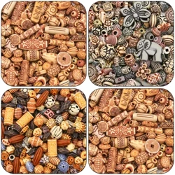30g Karışık Retro Akrilik Boncuk Takı El Sanatları Yapımı için DIY Kolye Bilezik Charms Küpe Cep Telefonu Askısı El Yapımı Aksesuarlar