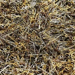 Mới 16 18 20 22 24 26 28 30 32mm Mắt Đầu Chân Cổ Điển 6 Màu Mạ Mắt Chân dành cho Trang Sức Phát Hiện Làm DIY Phụ Kiện