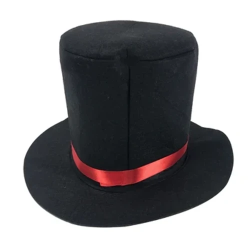 Cappello a cilindro da mago Cappello a cilindro nero Cappello da mago eseguito Cappello da discoteca per carnevale Cappello a bombetta Cappello da palcoscenico jazz