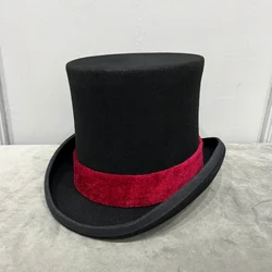 Europeewropadaky Iňlis şemaly we jenap şapka sahnasynyň iň ýokary şlýapa retro modasy we şahsyýeti Prezident şlýapa