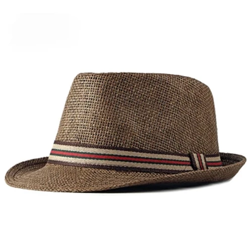 Xuân Hè Phụ Nữ Anh Đi Biển Nhạc Jazz Nón Nam Mũ Rơm Ngoài Trời Che Nắng Mũ Nón Fedora Trung Niên Người Cao Tuổi Mũ mũ Lưỡi Trai