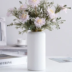 Moderne blomstervase Imitation Keramisk urtepotteplanter Blomsterarrangement Container Ornament Hjem Stue Indretning