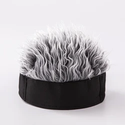 I-baseball Cap Abesilisa Abesifazane I-Beanie Wig Hat Fun Izigqoko Zezinwele Ezimfishane Eziphefumulayo Ezithambile Ze-Party Toupee Izigqoko Zangaphandle Beanie