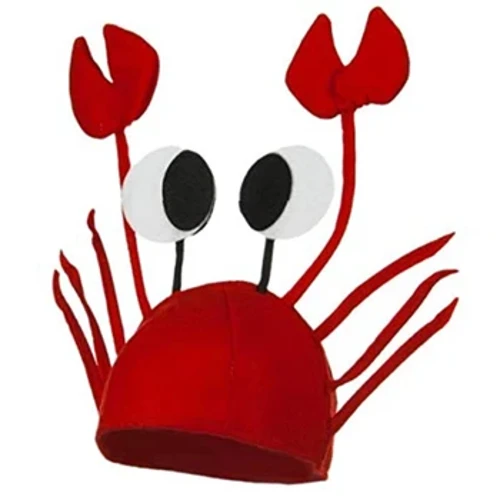 2022 Söt rolig krabbahatt tecknad hatt Cosplay krabbahatt Huvudbonader Spel Evenemang Performance Hatt Halloweenfest Klä upp kostym