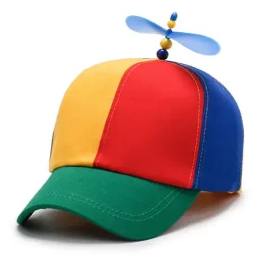 Ngộ nghĩnh Mũ Snapback Trực Thăng Cánh Quạt Phiêu Lưu Bố Nón Cầu Vồng Chuồn Chuồn Tre Mũ Bóng Chày Cho Người Lớn Trẻ Em Bé Trai Bé Gái