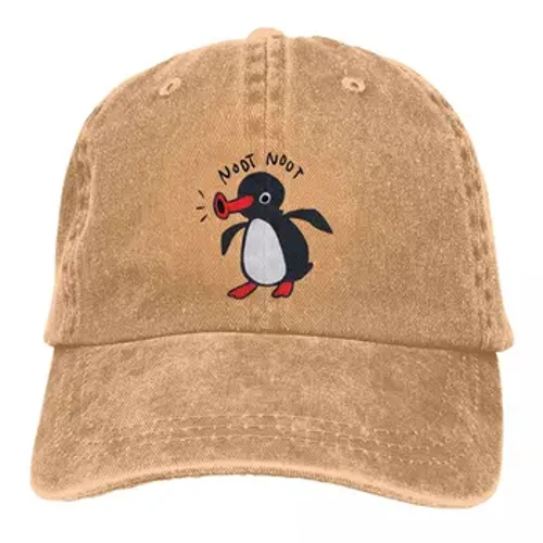 Czapka z daszkiem Noot Mężczyźni Kapelusze Kobiety Daszek Ochrona Snapback Pingu Pinga Penguin Czapki telewizyjne