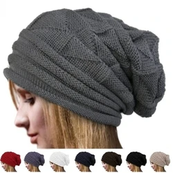 Nón len Unisex Oversize Trượt Tuyết Mùa Đông Đi Xe Đạp Thể Thao Ngoài Trời Mềm Mại Thoải Mái Chống Lạnh Ấm Xếp Ly Bị Còng Nắp