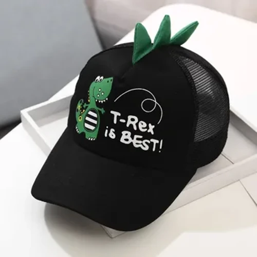 Páistí Aosach Babaí Cartún Dineasár Litir Chlóiteáilte Captaen Harajuku Faisean Buachaillí Cailíní Caps Baseball Buaic Hat saor in aisce