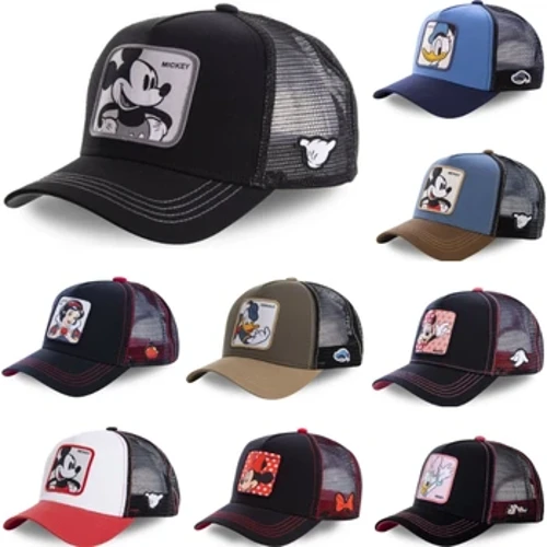 Izitayela Ezisezingeni eliphezulu ze-Disney ze-Anime Cartoon Snapback Cotton Baseball Cap Abesilisa Abesifazane be-Hip Hop Ubaba U-Mesh Isigqoko Saloli Wesigqoko Esidonsa Isigqoko