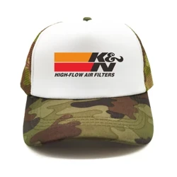 K&N Air Filters POWER Turbo Trucker Caps Men Funny Hat Baseball Caps Cool Summer Unisex Mesh Net Caps MZ-375